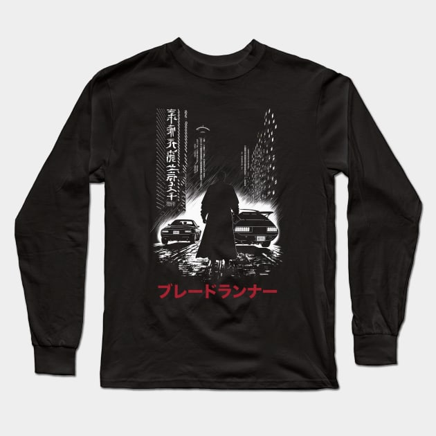 Blade Runner Noir Long Sleeve T-Shirt by DesignedbyWizards